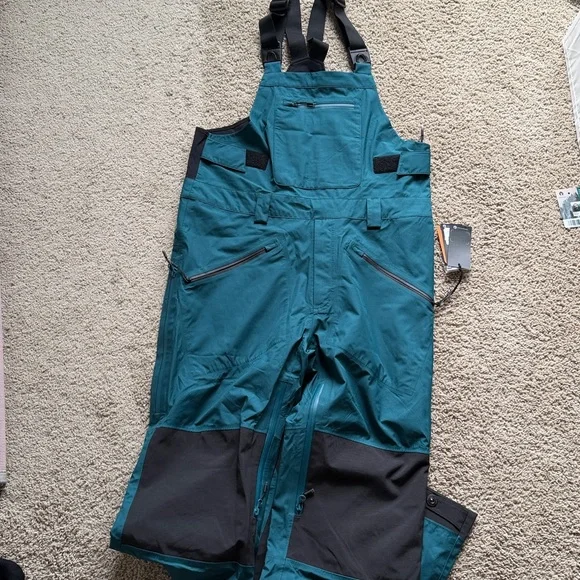 3 layer shell Ski Snowboard Bib Pant - Picture 7 of 12